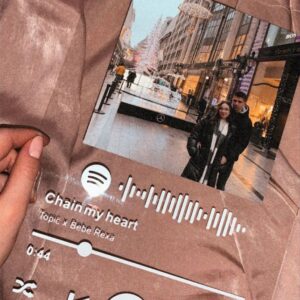 QR kódos üveglap - A közös dalunk - Személyre szabás